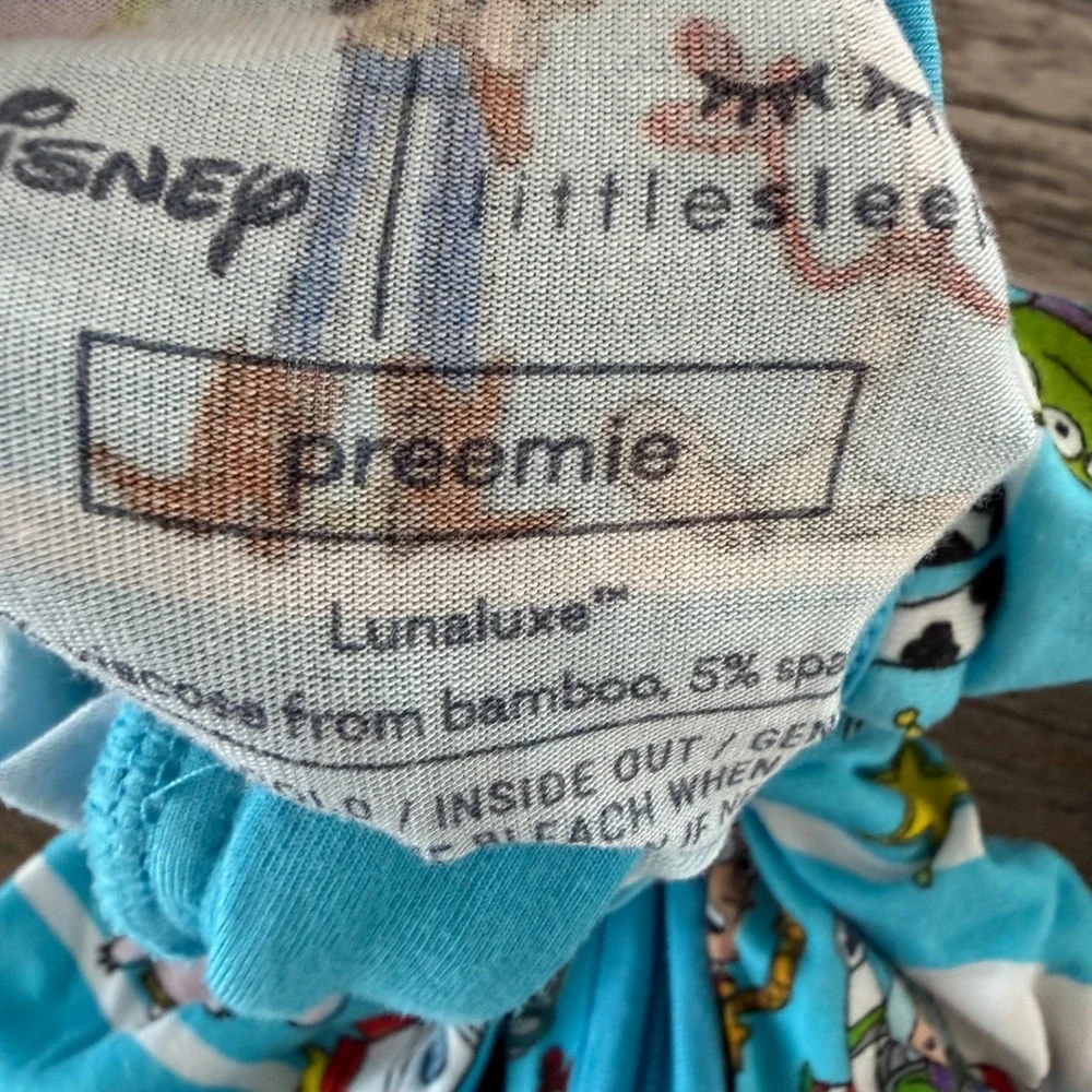 Little Sleepies Disney Toy‎ Story Bamboo Zippy Preemie Blue Woody Buzz Lightyear